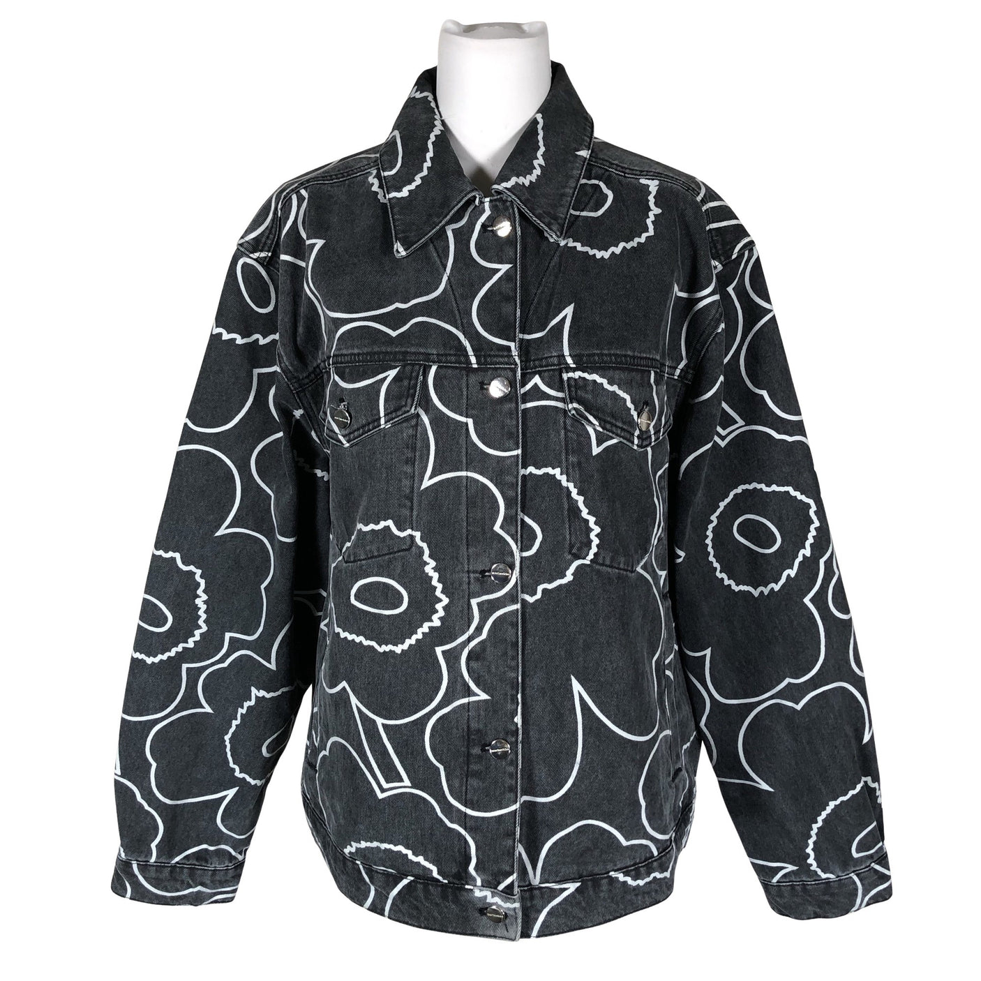 Naisten Marimekko - Farkkutakki, koko 40 - Harmaa (1)