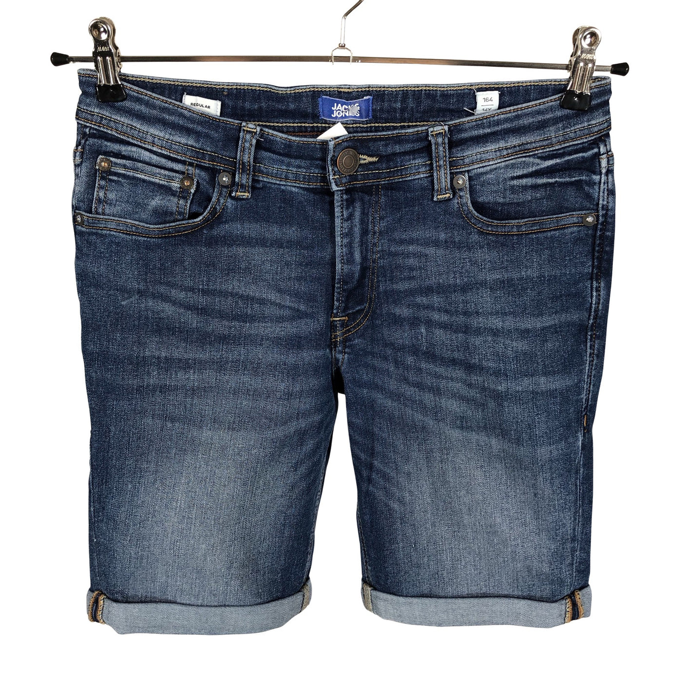 Poikien Jack & Jones - Farkkushortsit, koko 164 - 170 - Sininen (1)