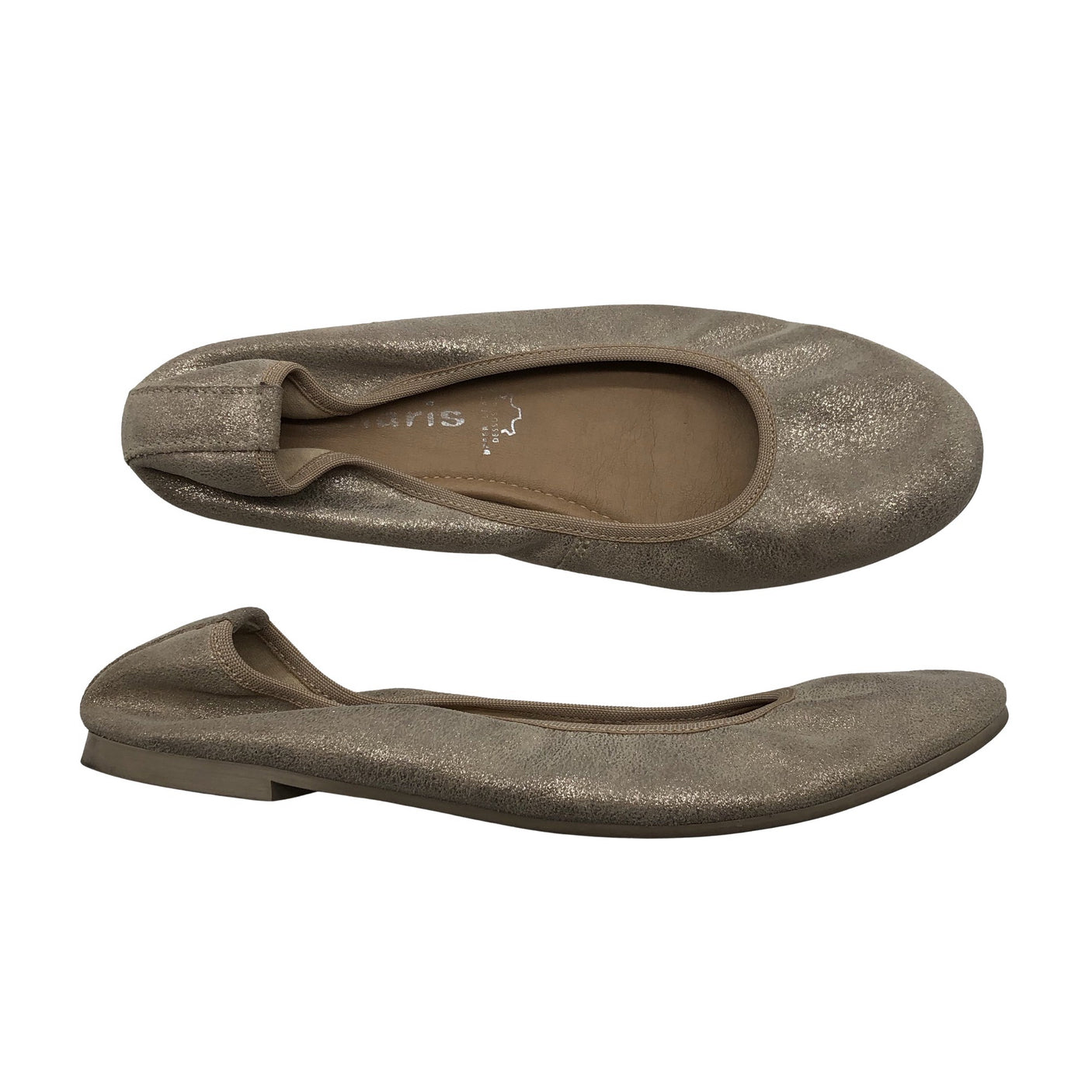 Naisten Tamaris - Ballerinat, koko 38 - Beige (1)