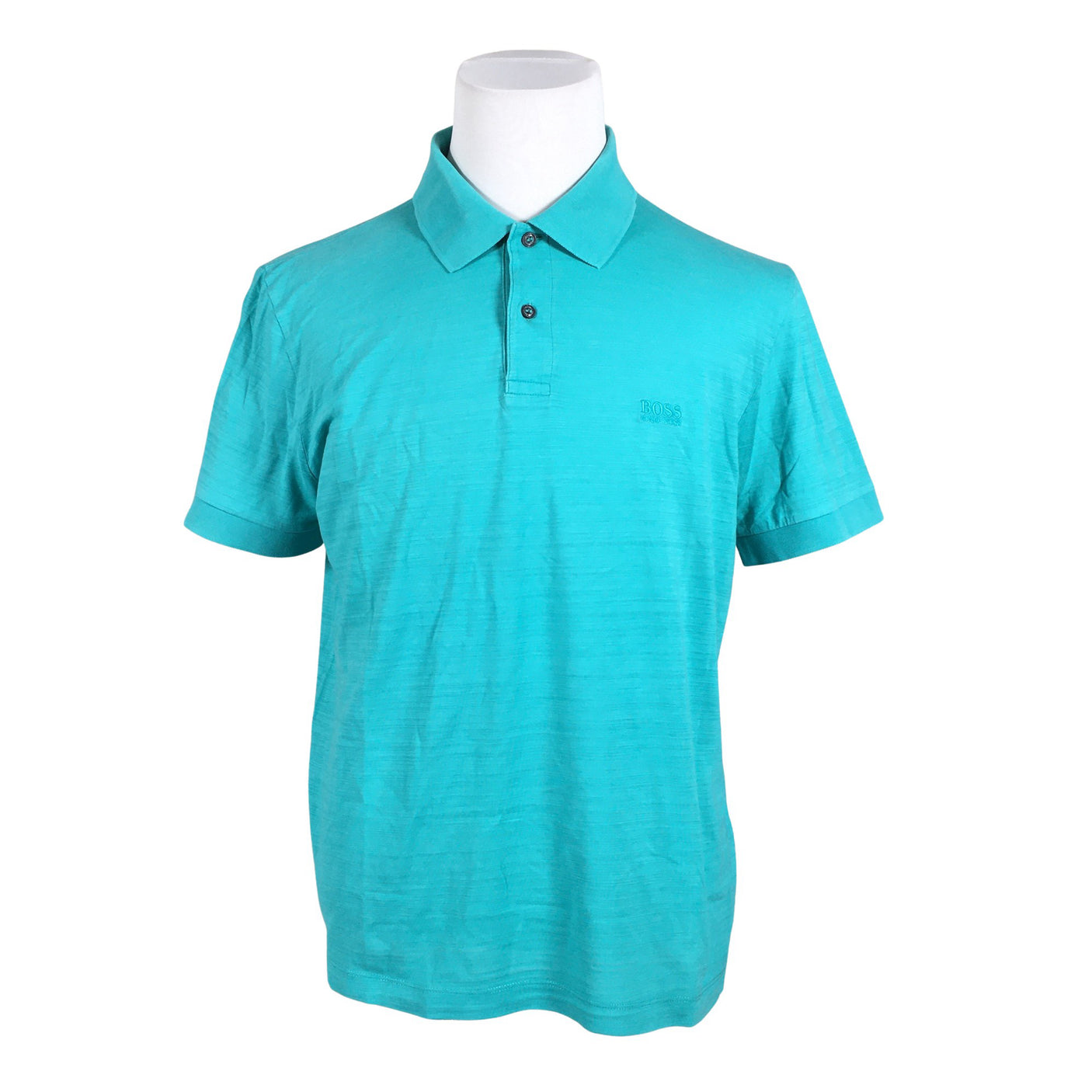 Miesten Hugo Boss - Urheilupaita, lyhyet hihat, koko XL - Turkoosi (1)