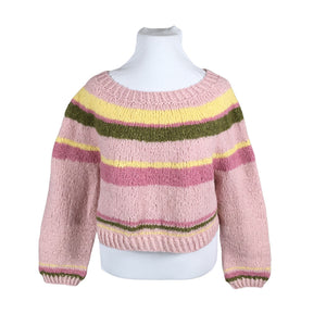 Naisten Handmade - Neulepaita, koko 42 - Vaaleanpunainen (1)