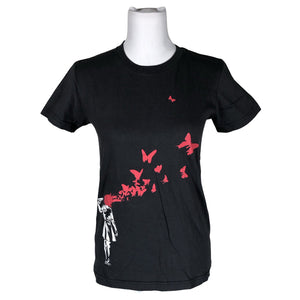Naisten Threadless - T-paita, koko 40 - Harmaa (1)