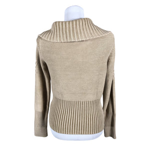 Naisten Mexx - Neuletakki, koko 38 - Beige (2)