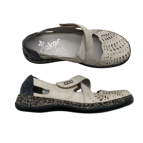 Naisten Rieker - Loaferit, koko 37 - Beige ()