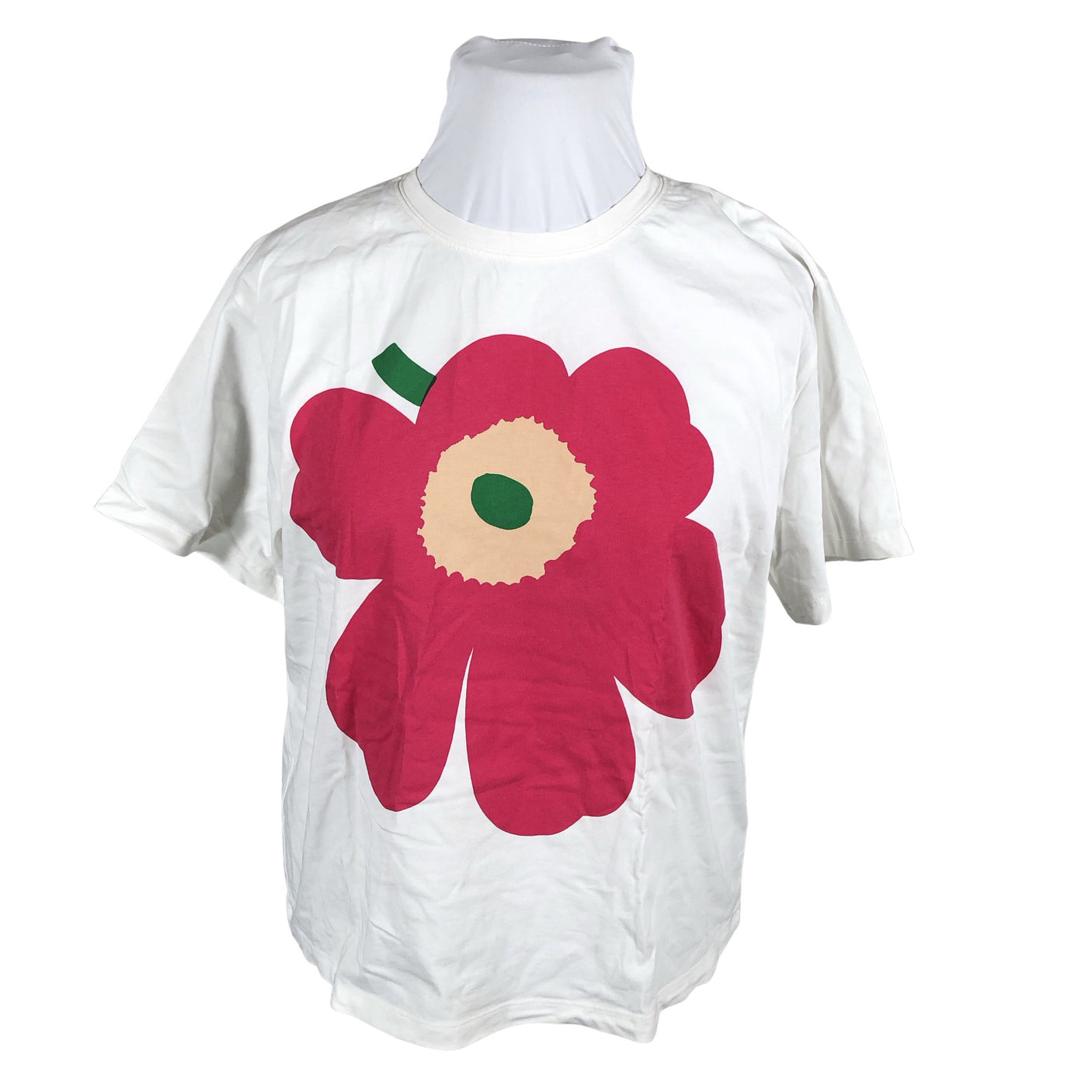 Naisten Marimekko - T-paita, koko 42 - Valkoinen (1)