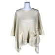 Naisten Think Positive - Poncho, koko 36 - Luonnonvalkoinen ()