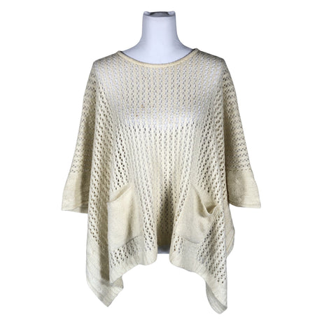 Naisten Think Positive - Poncho, koko 36 - Luonnonvalkoinen ()