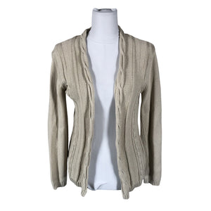 Naisten Classic Line - Neuletakki, koko 38 - Beige (1)