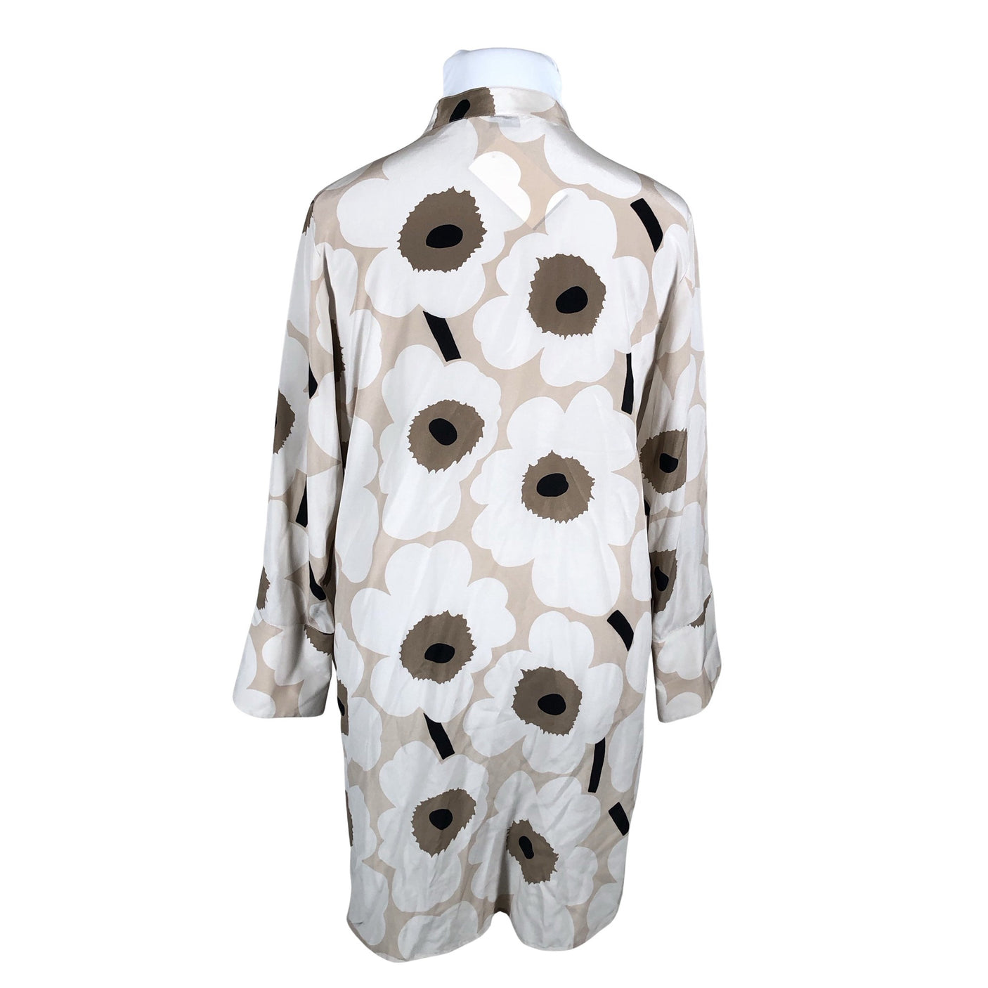Naisten Marimekko - Sifonkimekko, koko 44 - Beige (2)