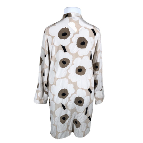Naisten Marimekko - Sifonkimekko, koko 44 - Beige (2)