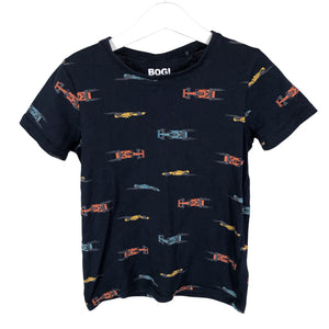 Unisex Bogi - T-paita, koko 116 - 122 - Sininen (1)