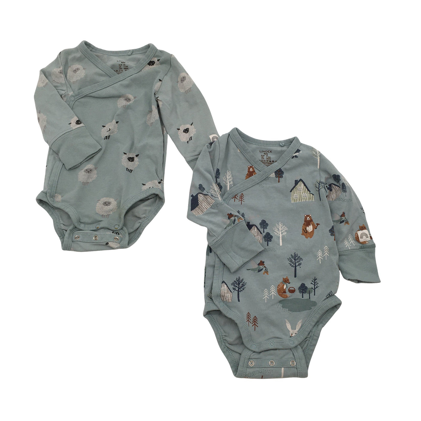 Unisex Lindex - Kietaisubody, koko 50 - 56 - Vaaleansininen (1)