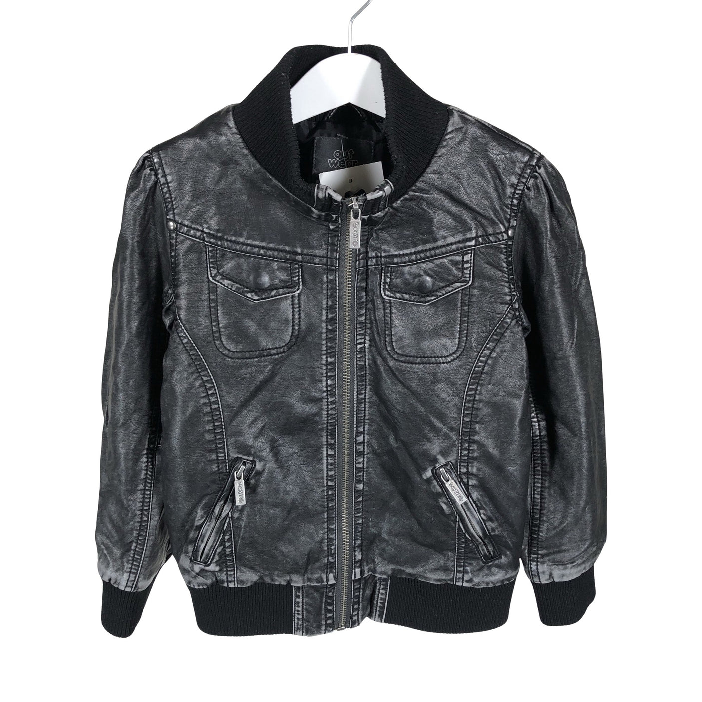 Unisex Lindex - Ulkoilutakki, koko 110 - 116 - Musta (1)