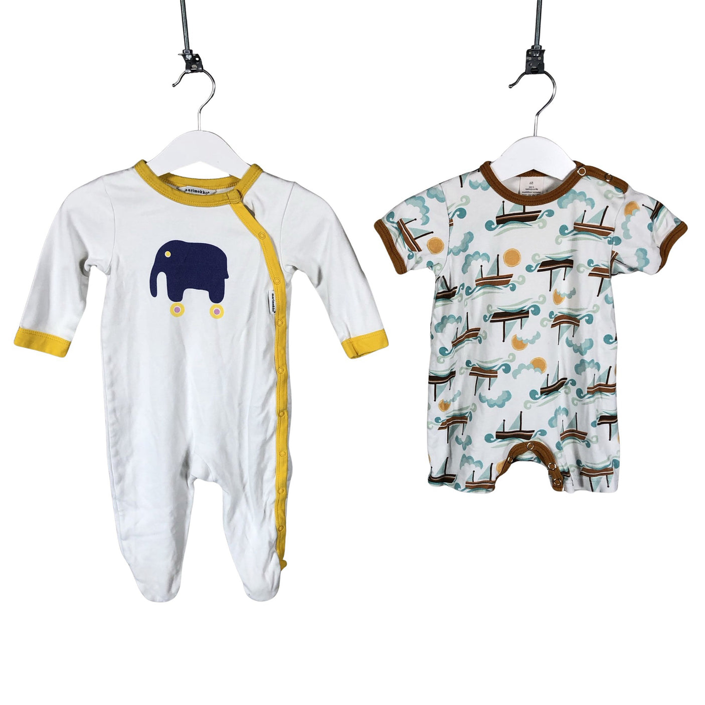 Unisex Marimekko - Potkupuku, koko 62 - 68 - Valkoinen (1)