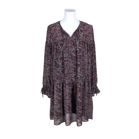 Naisten Hugo Boss - Sifonkimekko, koko 38 - Viininpunainen ()