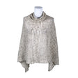 Naisten varma - Poncho, koko 40 - Beige ()