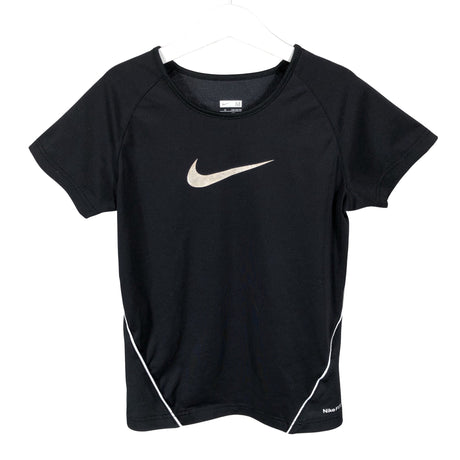 Tyttöjen Nike - Urheilupaita, lyhyet hihat, koko 146 - 152 - Musta ()