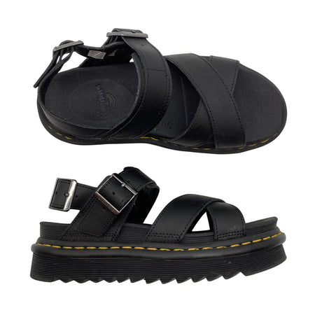 Naisten Dr. Martens - Sandaalit, koko 38 - Musta ()