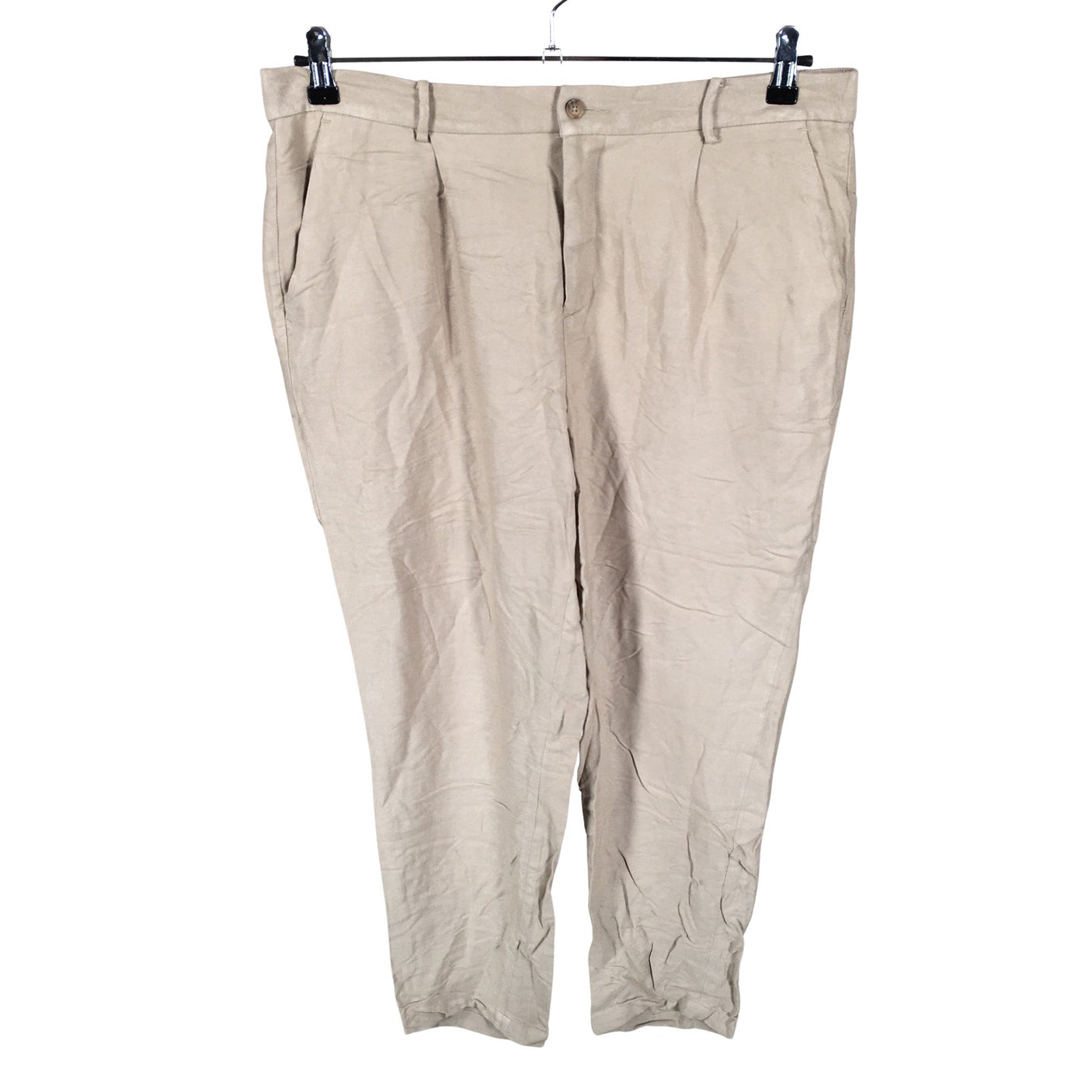 Naisten Noom - Kangashousut, koko 44 - Beige (1)
