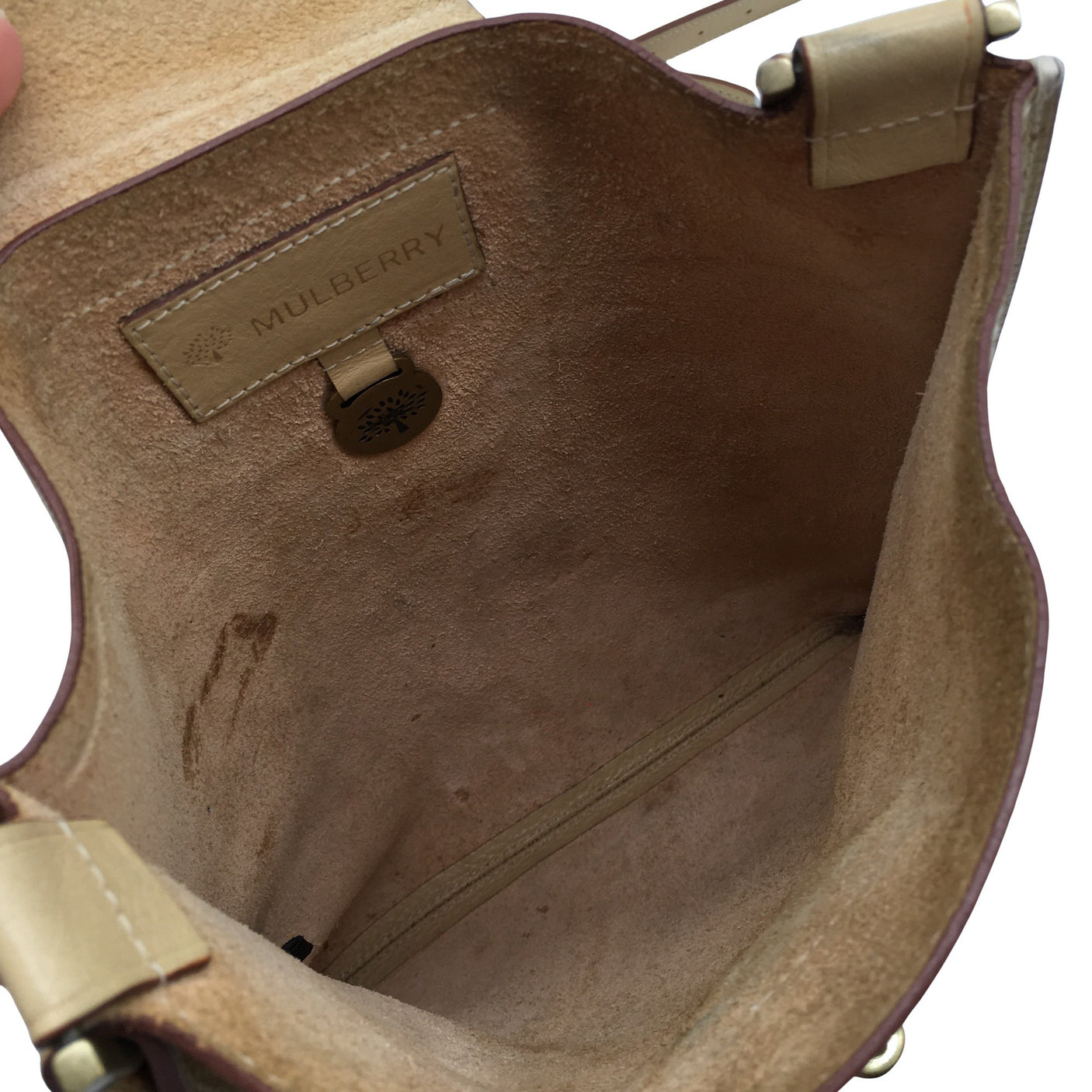 Naisten Mulberry - Olkalaukku, koko Midi - Beige (3)