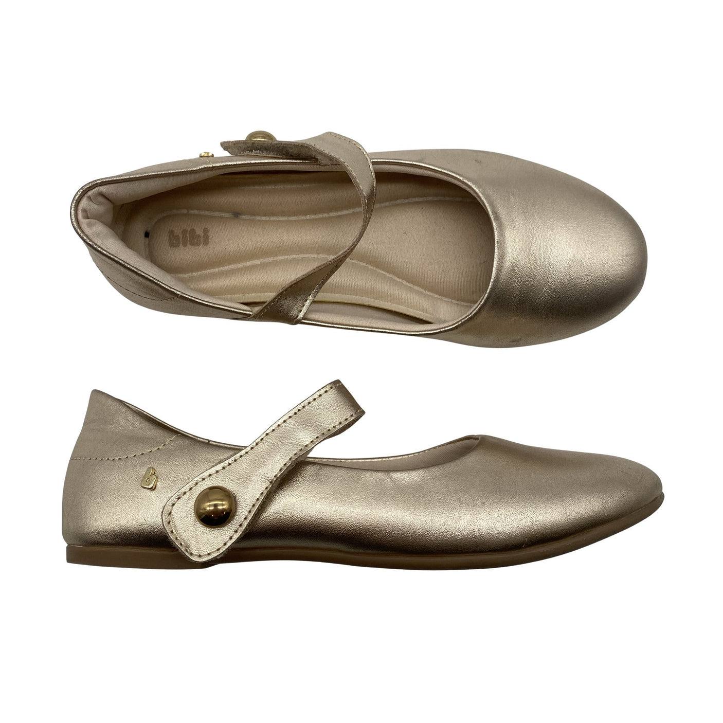 Tyttöjen Bibi - Ballerinat, koko 34 - Kulta (1)