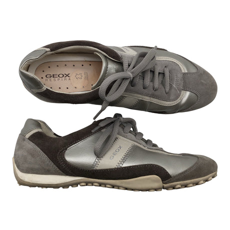 Naisten Geox - Tennarit, koko 40 - Hopea ()