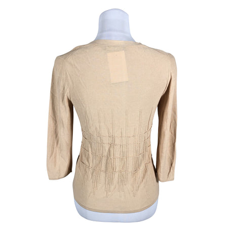 Naisten Betty Barclay - Neuletakki, koko 36 - Beige (2)