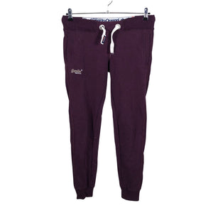 Naisten Superdry - Collegehousut, koko 36 - Viininpunainen (1)