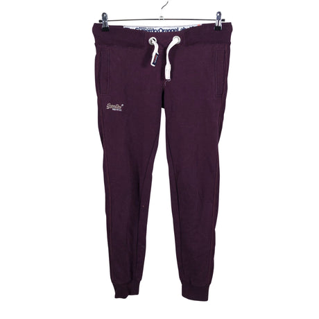 Naisten Superdry - Collegehousut, koko 36 - Viininpunainen ()