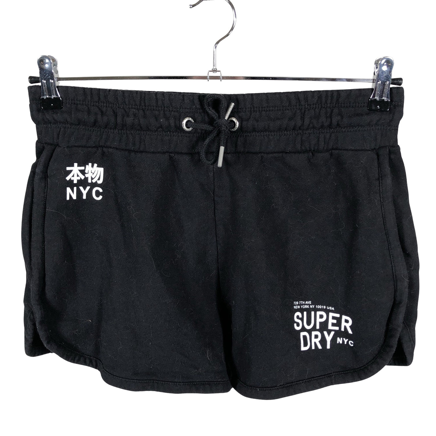 Naisten Superdry - Collegeshortsit, koko 40 - Musta (1)