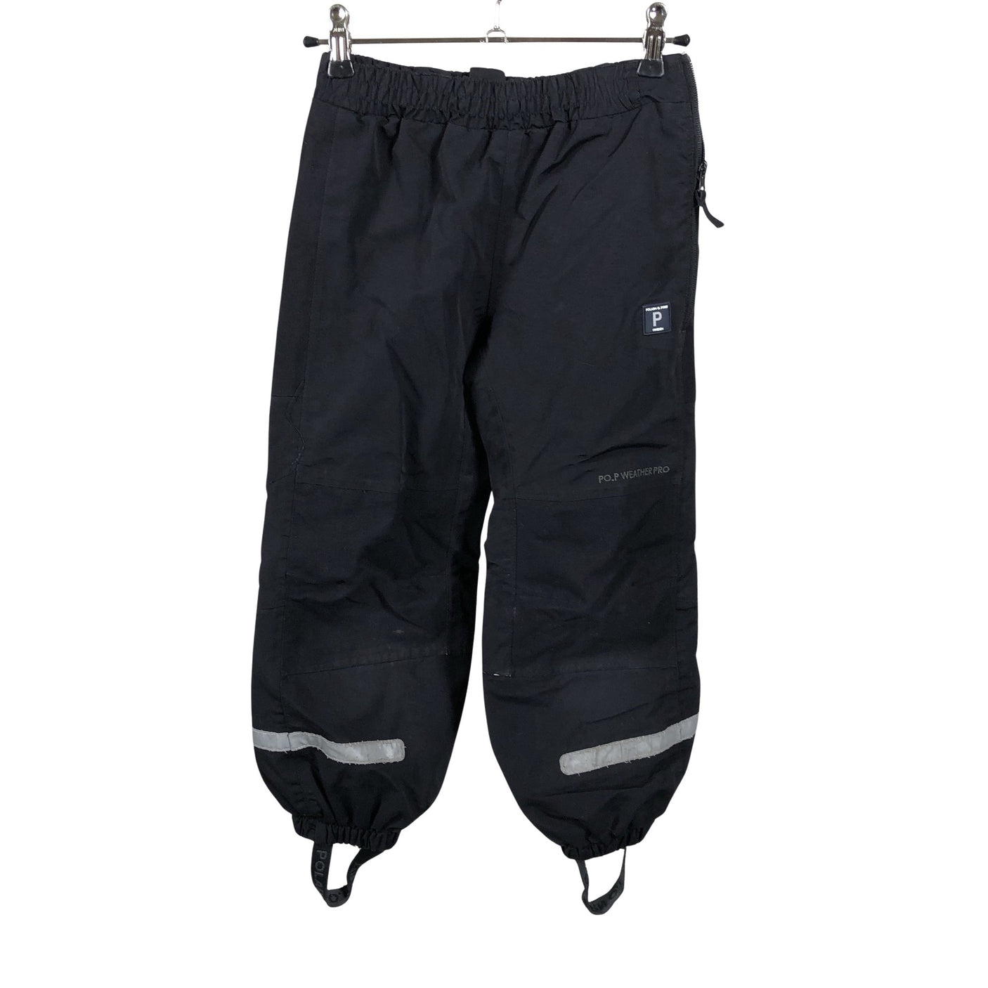 Unisex Polarn O. Pyret - Välikausihousut, koko 116 - 122 - Musta (1)