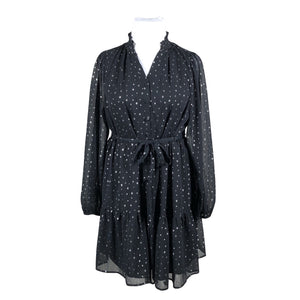 Naisten Marks&Spencer - Sifonkimekko, koko 46 - Musta (1)