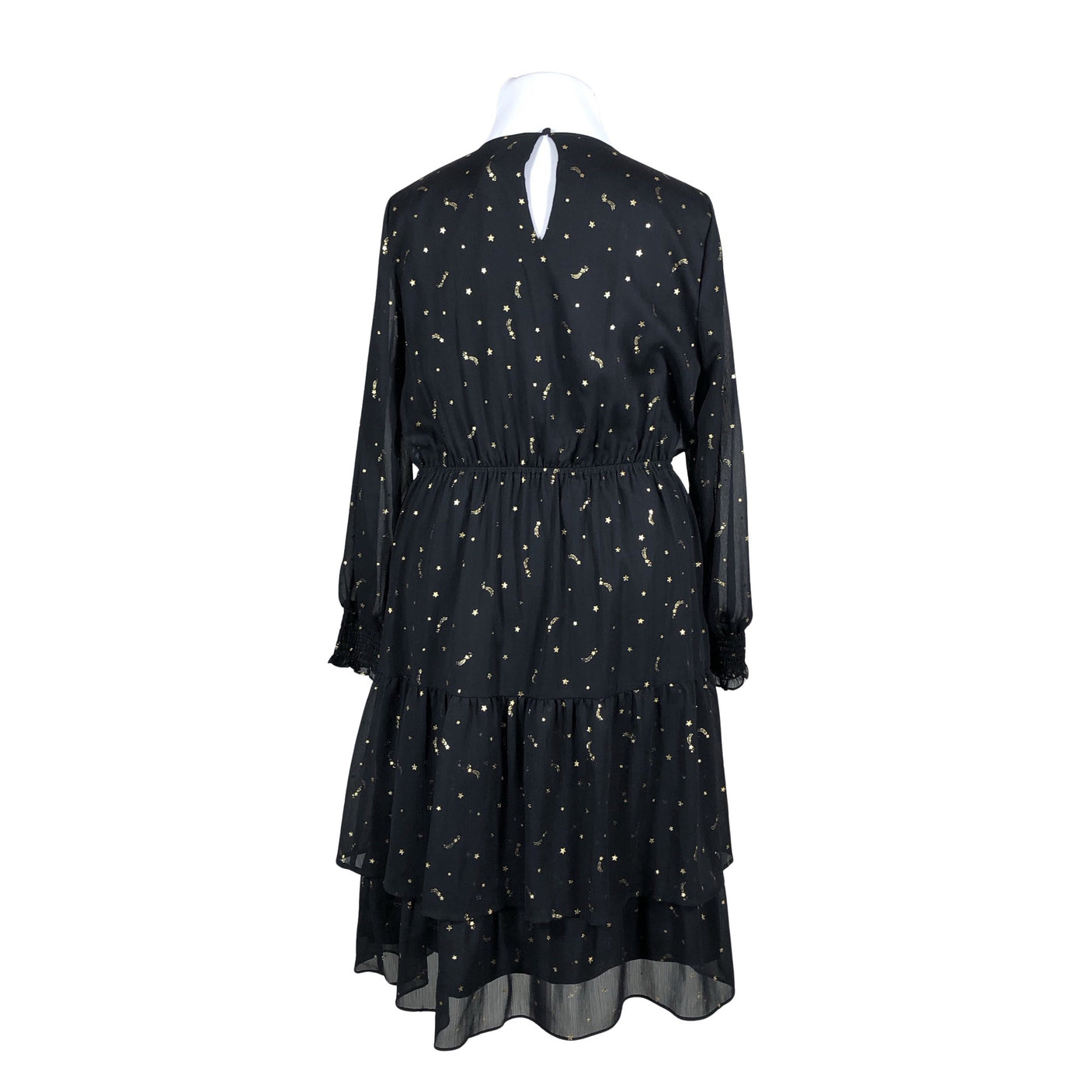 Naisten Marks&Spencer - Sifonkimekko, koko 46 - Musta (2)