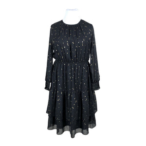 Naisten Marks&Spencer - Sifonkimekko, koko 46 - Musta (1)