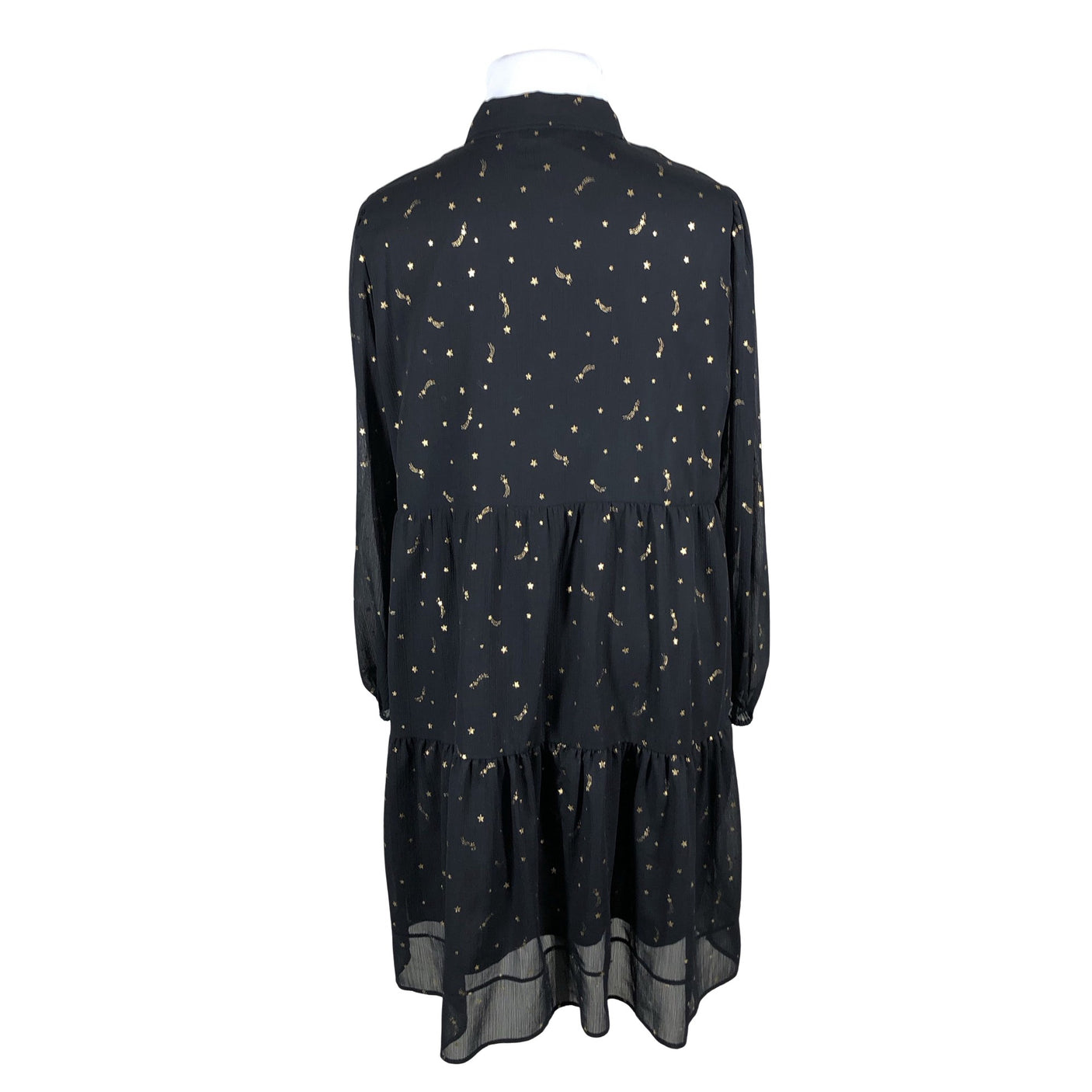 Naisten Marks&Spencer - Sifonkimekko, koko 46 - Musta (2)