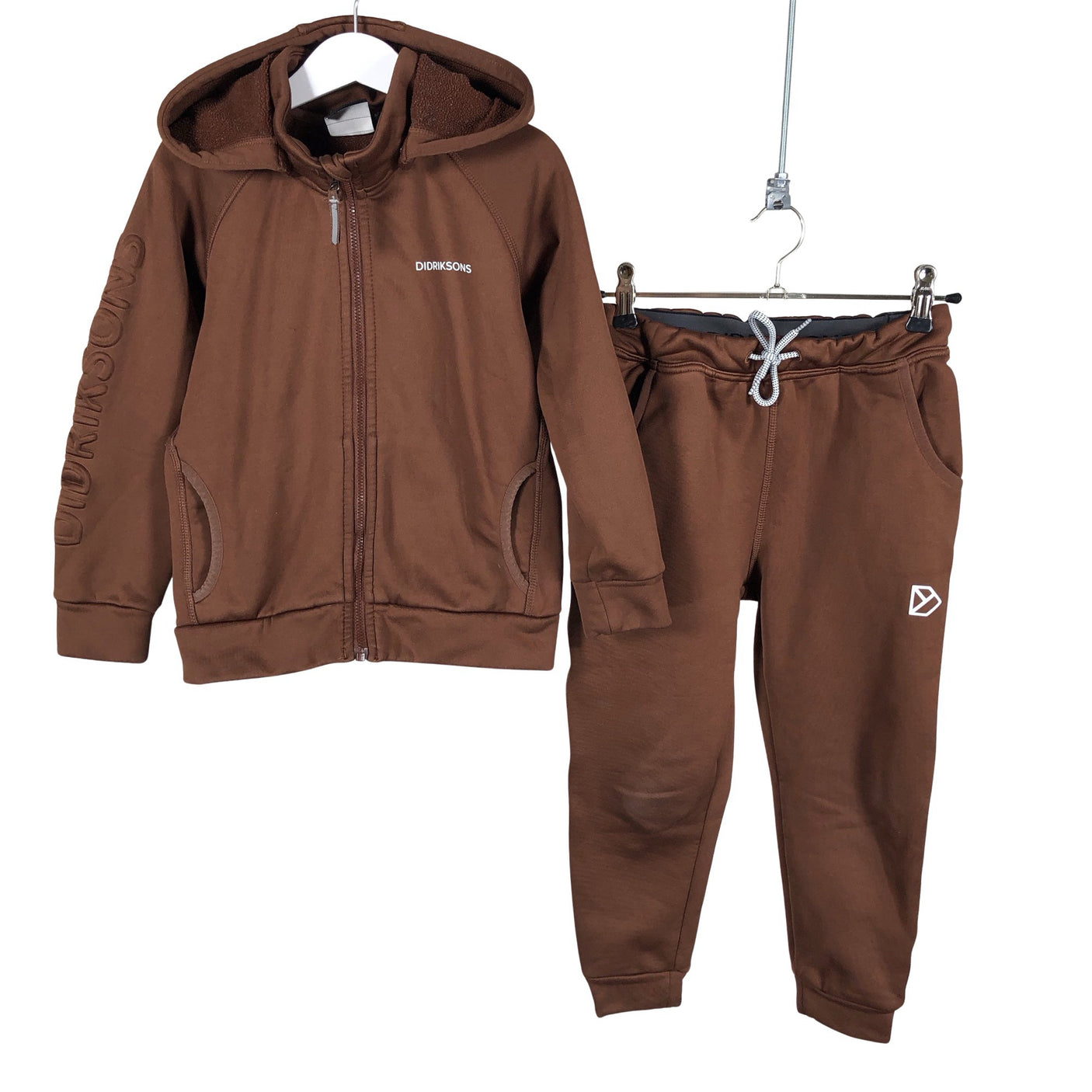 Unisex Didriksons - Fleecetakki, koko 104 - 110 - Ruskea (1)