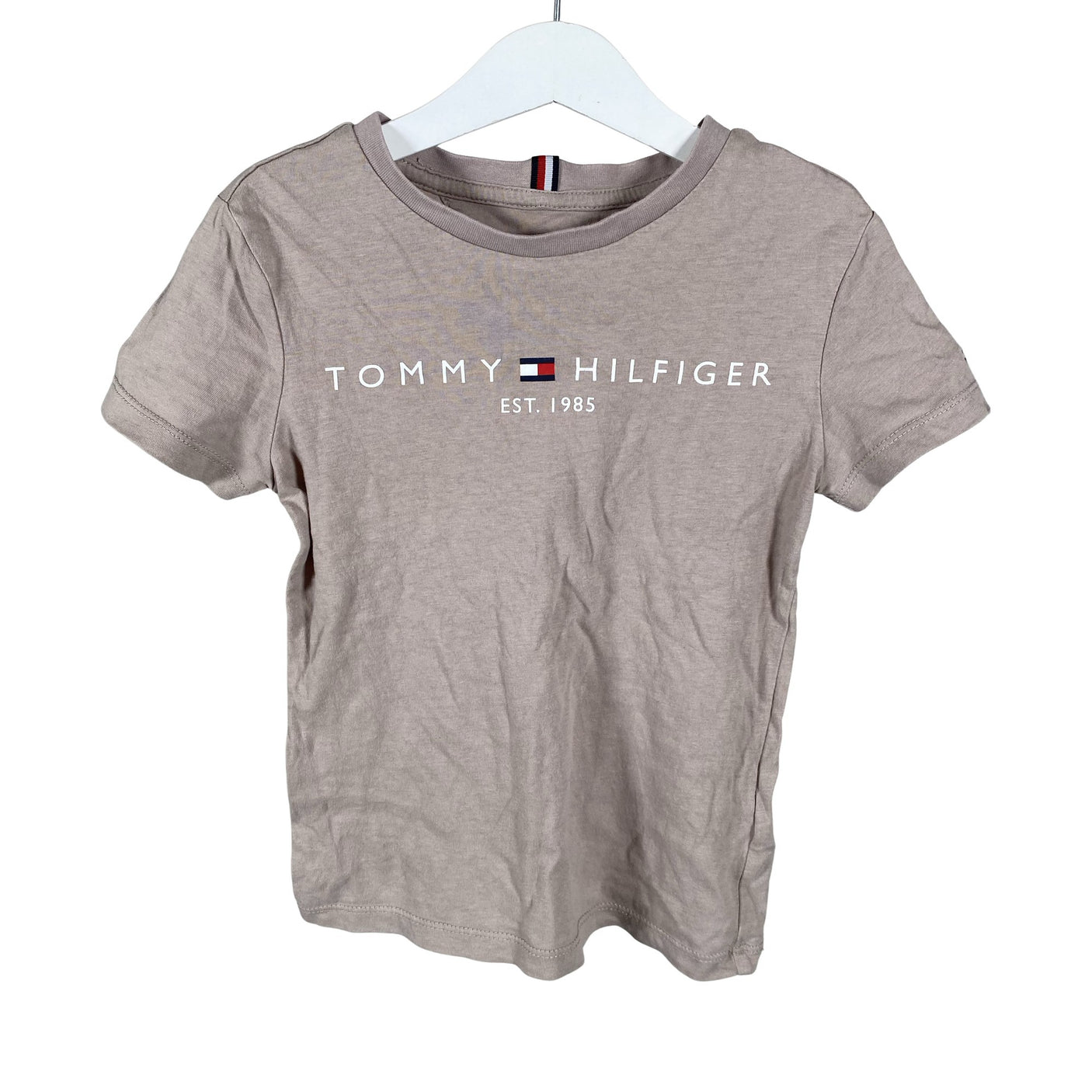 Tyttöjen Tommy Hilfiger - T-paita, koko 110 - 116 - Ruskea (1)