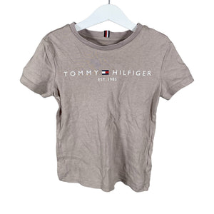 Tyttöjen Tommy Hilfiger - T-paita, koko 110 - 116 - Ruskea (1)
