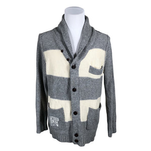 Miesten Tommy Hilfiger - Neuletakki, koko L - Harmaa (1)