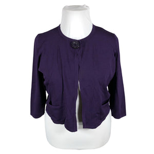 Naisten Laura Ashley - Neuletakki, koko 44 - Violetti (1)