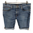 Miesten Nudie Jeans - Farkkushortsit, koko L - Vaaleansininen ()