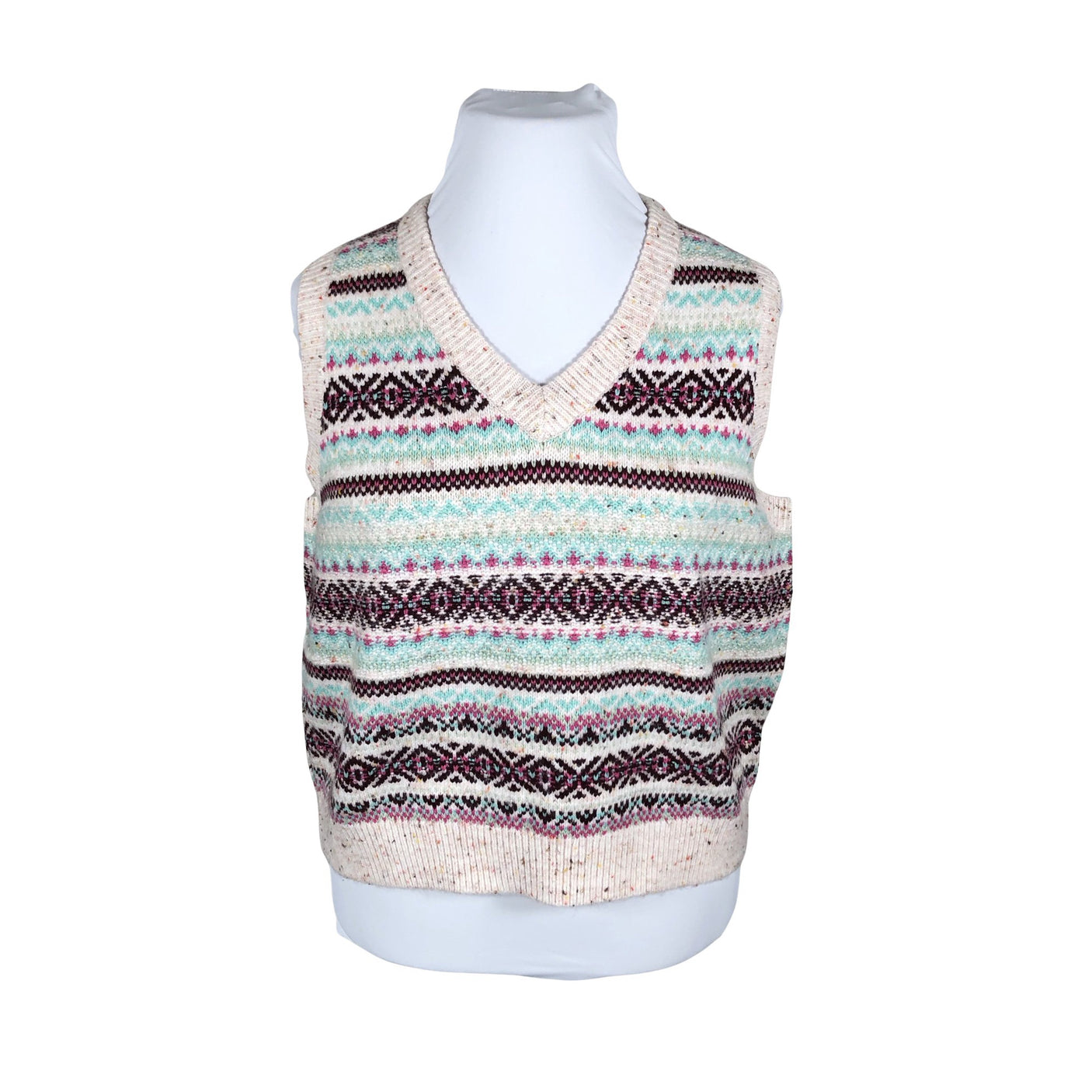 Naisten Per Una by Marks & Spencer - Neuleliivi, koko 44 - Beige (1)