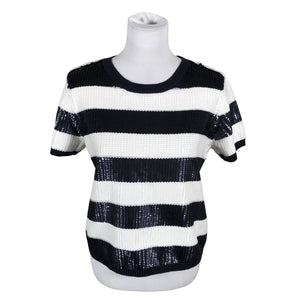 Naisten Armani Jeans - Lyhythihainen pusero, koko 40 - Sininen (1)