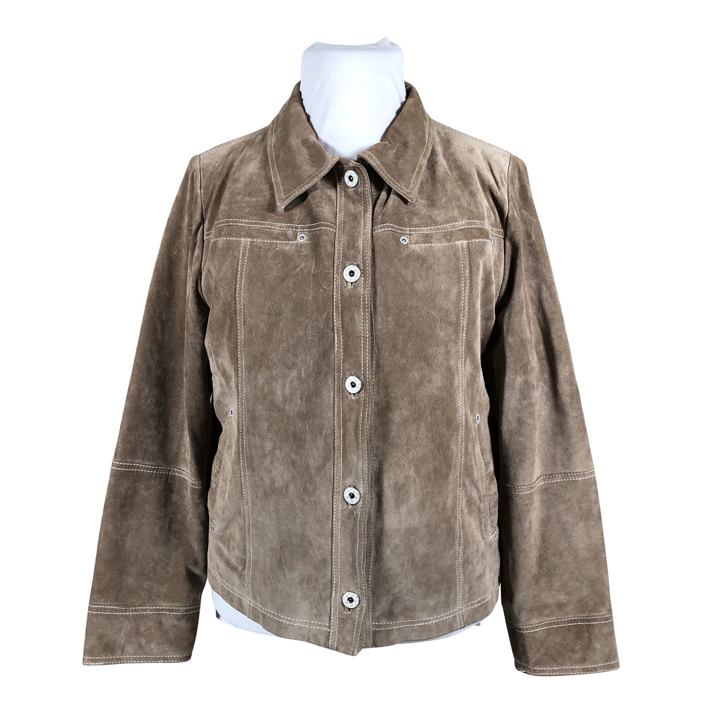 Naisten Jofama - Nahkatakki, koko 44 - Beige (1)