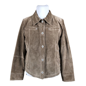 Naisten Jofama - Nahkatakki, koko 44 - Beige (1)