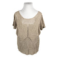 Naisten Handmade - Neulepaita, koko 46 - Beige ()