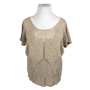 Naisten Handmade - Neulepaita, koko 46 - Beige (1)