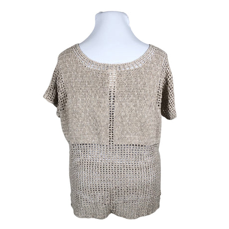 Naisten Handmade - Neulepaita, koko 46 - Beige (2)