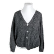 Naisten Handmade - Neuletakki, koko 50 - Harmaa ()