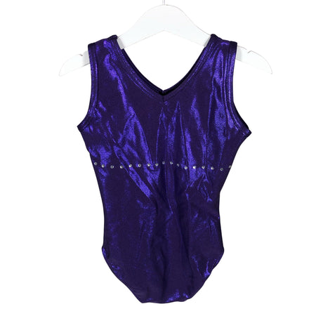 Tyttöjen ervy - Jumppapuku, koko 110 - 116 - Violetti (2)